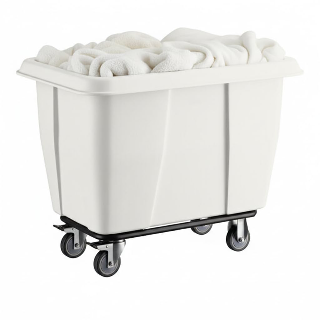 Commercial Cube Truck by Glownary – Alloy Steel, White, Model Ct8w500