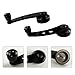 Flylin 2Pcs Car Window Crank Handle, Aluminum Billet Car Wagon Door Window Winder with Hex Wrench and Screws, Window Riser Winder Crank Replacement Fit for Classic Car (Black)