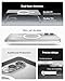 Spigen for Galaxy S25 Edge Case, Ultra Hybrid MagFit [Anti-Yellowing] [Compatible with MagSafe] [Fast Wireless Charging] - Clear White