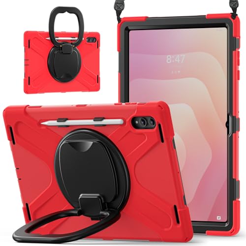 Protection Samsung Galaxy Tab S11 Ultra antichoc rouge haute résistance