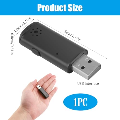 USB Microphone for Laptop Computer with Mute Button Driver Free Plug and Play High Sensitivity Clear Call Noise Cancelling High Gain Cordless Mini Portable Mic for Conference Chatting Interviews Study - Image 6