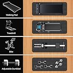 Treadmill Walking Pad Mat for Carpet Floors,23.6x60 Foldable Treadmill Mat for Hardwood Floors, Non-Slip Exercise Equipment Mat for Under Exercise Bike,Walking Pad & Elliptical,Noise Shock Absorption - Image 2