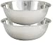 Tiger Chef Heavy Duty Mixing Bowl 30 Quart All-purpose Mixing Bowls for Home and Commercial Use - Best Prep Bowls for cake mixtures, dough’s, salads, pastas, dressings Stainless Steel - 2 Pack