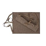 Trageriemen für Schulter Hubertus Sitzkissen  Das Original  Modell Jäger 50 x 40 cm (13 mm)  Natürliches Sitzkissen aus 100% Schafwollfilz  Mit Bindebändern und Trageriemen …