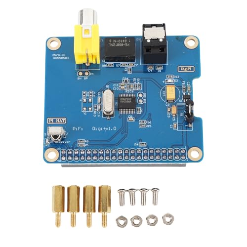 Módulo de Tarjeta de Sonido HiFi I2S SPDIF Jiawu para Placa de Expansión 2 B+ A+ 6