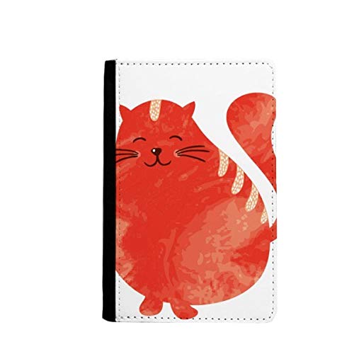 Protège-passeport chat orange pour sécuriser vos cartes en vacances
