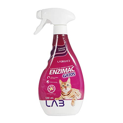 Eliminador de Odores e Manchas Enzimac Gatos Labgard 500ml