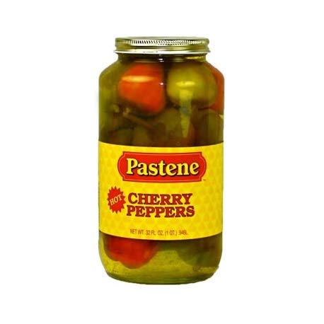 Pastene Hot Cherry Peppers (1 Pack)