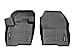 WeatherTech Custom Fit FloorLiners for Ford Edge, Edge ST - 1st Row (448151), Black