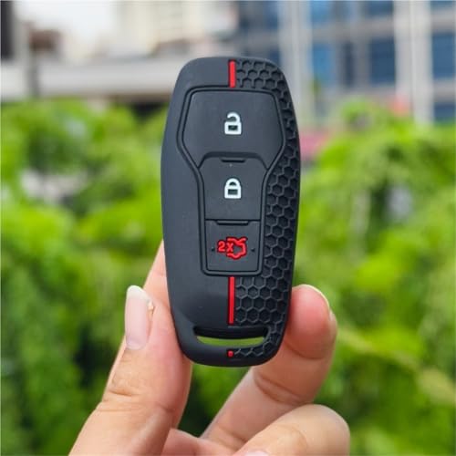 Étui clés Ford silicone pour télécommande 3 boutons Explorer Mondeo