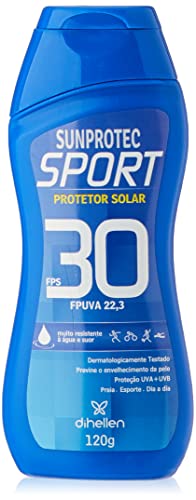 Protetor Solar Sunprotec FPS 30 Sport - 120g, Di Hellen Cosméticos