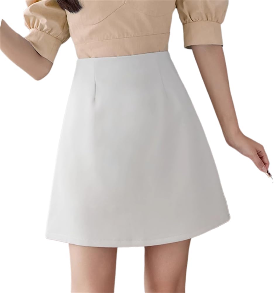 LIXINGHEITANG Womens Short Skirt Spring and Summer Waist onestep Black Slim Professional Suit