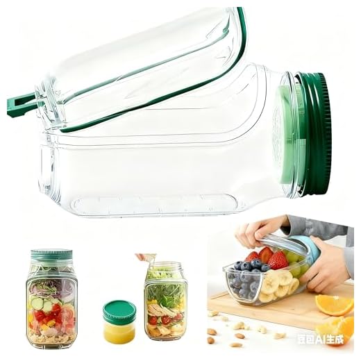 Salad Pod Side-Open Portable Salad Container