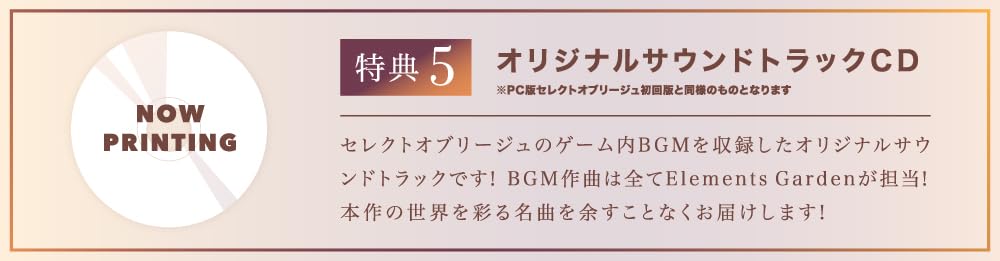 Amazon.co.jp: セレクトオブリージュ 初回限定特装版 -Switch 【特典