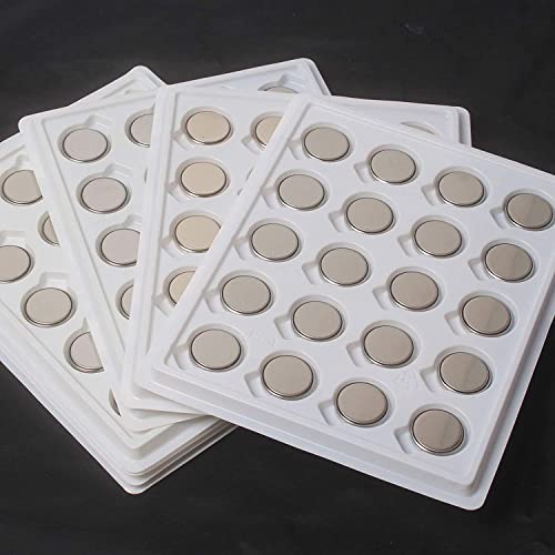 anmas rucci 100 Pieces CR2032 Batteries 3V Li-ion Lithium Battery Batteries CR2032 3V Coin Button Cell for LED Tea Light Candles, car Toys, car Smart Keys - Thumbnail 3