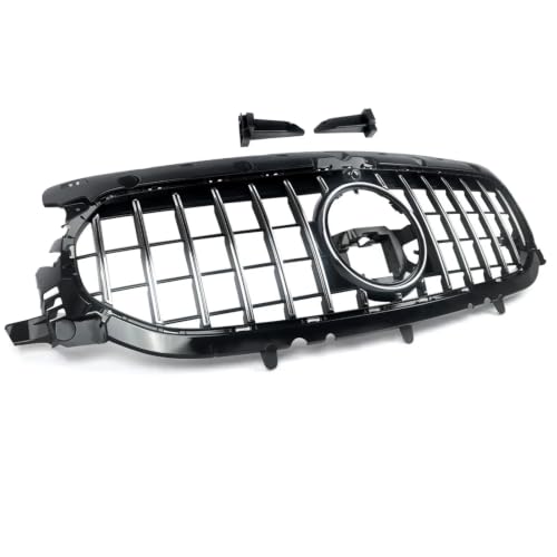Grille de course centrale double barre avec caméra pour Benz GLA
