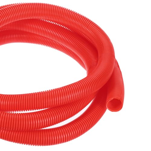 DMiotech 10ft Wire Loom Split Tubing 1 Inch(25.5 Mm) ID, Cord Protectors from Pet Flexible Conduit Cable Management for Office, Home, Garden, Red by DMiotech - Used condition - US$15.71