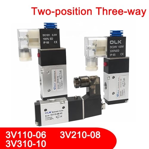Électrovanne pneumatique 3V310-10-NC DC12V vanne directionnelle d'air - 3