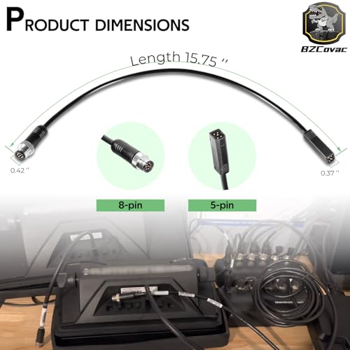 Bzcovac 720074-12 AS EC QDE Ethernet Dongle Adapter Cable for Humminbird Helix Fish Finders, 2 pcs by Bzcovac - Image 7