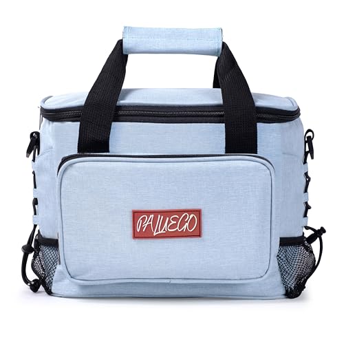 PALUEGO Bolsa termica porta alimentos, Bolsa de Almuerzo, Lunch Box, Lancheira Termica, Bolsa isotérmica porta comida al trabajo, Nevera pequeña portatil. Bolsa porta Alimentos.