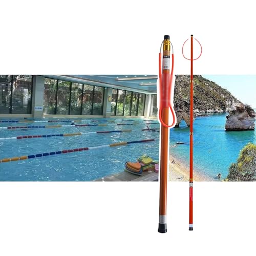Gancho salvavidas retráctil de 5.5m para seguridad en piscina