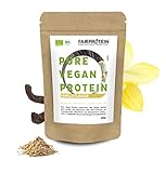 ✔ DEUTSCHE PREMIUM QUALITÄT ZUM FAIREN PREIS: Unser veganes Bio Eiweiss-Pulver wird nach höchsten Qualitäts- und Hygienestandards (HACCP & FSSC 22000) in Deutschland hergestellt. Wir verwenden ausschließlich erlesene & natürliche Zutaten wie echte Bio Bourbon Vanille. Unsere Philosophie: Nachhaltige Bio Qualität für jeden erschwinglich machen. Lass dich überzeugen und werde ein Teil der Fairänderung!