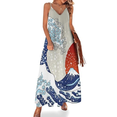 Robe de plage au lever du soleil, tenue longue et aérienne pour des souvenirs de vacances gravés