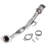 DNA MOTORING Catalytic Converter Flex Exhaust Pipe Compatible with 02-05 Nissan Altima V6 / 04-06 Quest V6, With 4 Speed Transmission Or Manual, EPA Compliant, OEM-CONV-032