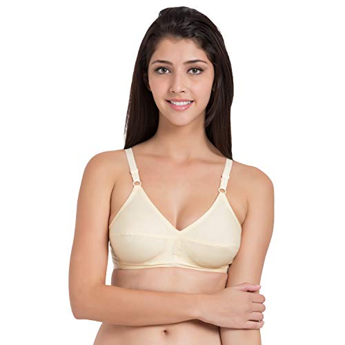 Image of SOUMINIE Women s Cotton Non Padded Full Coverage Everyday Bra | Pack of 3 |