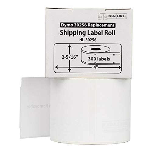Houselabels Compatible Dymo 30256 Shipping Labels (2-5/16" X 4") With Removable Adhesive Compatible With Rollo, Dymo Lw Printers, 1 Roll / 300 Labels Per Roll #TOP1