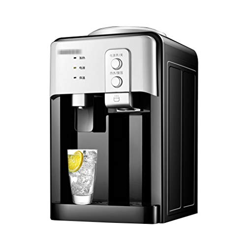 Distributori d'acqua Distributori e fontane d'Acqua Refrigeratore d'Acqua Piccoli elettrodomestici Fredda per Desktop Macchina per l'acqua Calda per Ufficio (Color : Black, Size : 25.5 * 23.5 * 41cm)