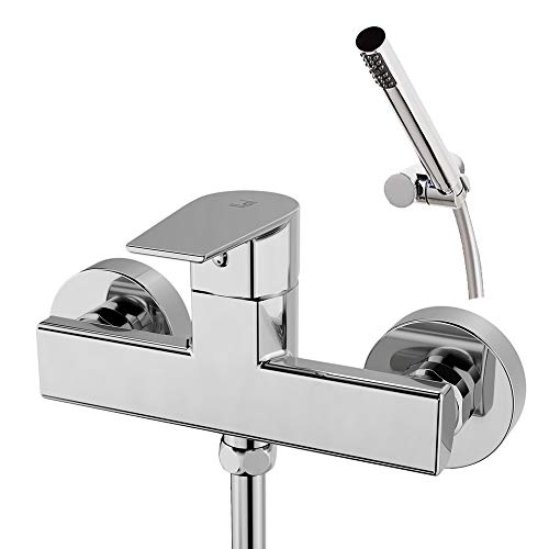 Galindo Aroha 4601000 grifo ducha monomando con accesorios de ducha plata cromado