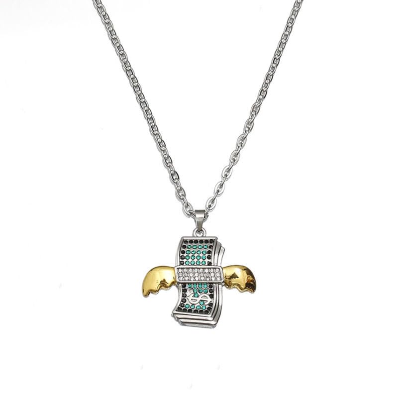 See full amazon price history chart for Salty Alpha Flying Dollar Neck Chain for Men & Boys | Stainless Steel | Long Necklace | Pendant | Locket | Fancy & Stylish | Birthday Gift | Aesthetic Jewellery | Accessories for Everyday Wear Salty Alpha Flying Dollar Neck Chain for Men & Boys | Stainless Steel | Long Necklace | Pendant | Locket | Fancy & Stylish | Birthday Gift | Aesthetic Jewellery | Accessories for Everyday Wear (B0D2RQ7T3G) Amazon Price History, Amazon Price Tracker