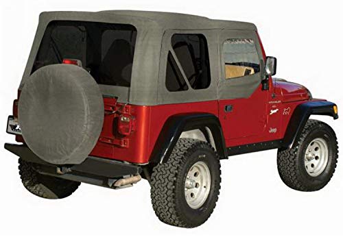 RAMPAGE PRODUCTS 68211 Complete Soft Top with Frame & Hardware for 1987-1995 Jeep