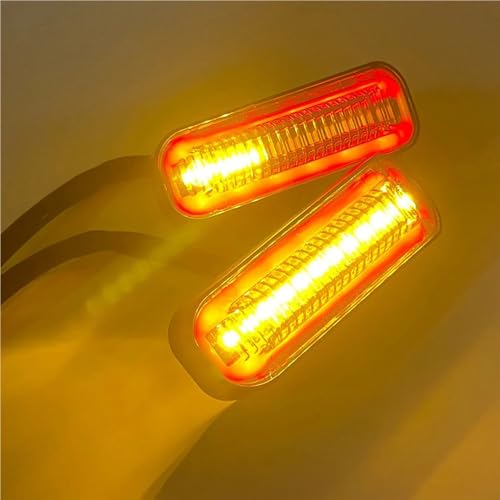 Luces indicadoras motocicleta pilotos traseros de señal de giro universales y luz de marcha 6