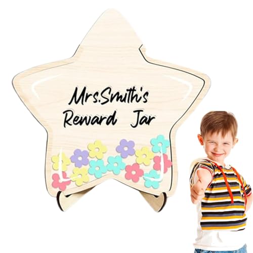 recompensa Star Jar | Jarra recompensa em forma estrela para gráfico comportamento crianças - Frasco
