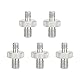 CAMVATE M8-Stecker auf 1/4-Zoll-20-Stecker-Edelstahl-Schraubenadapter (5er-Pack) – 3451