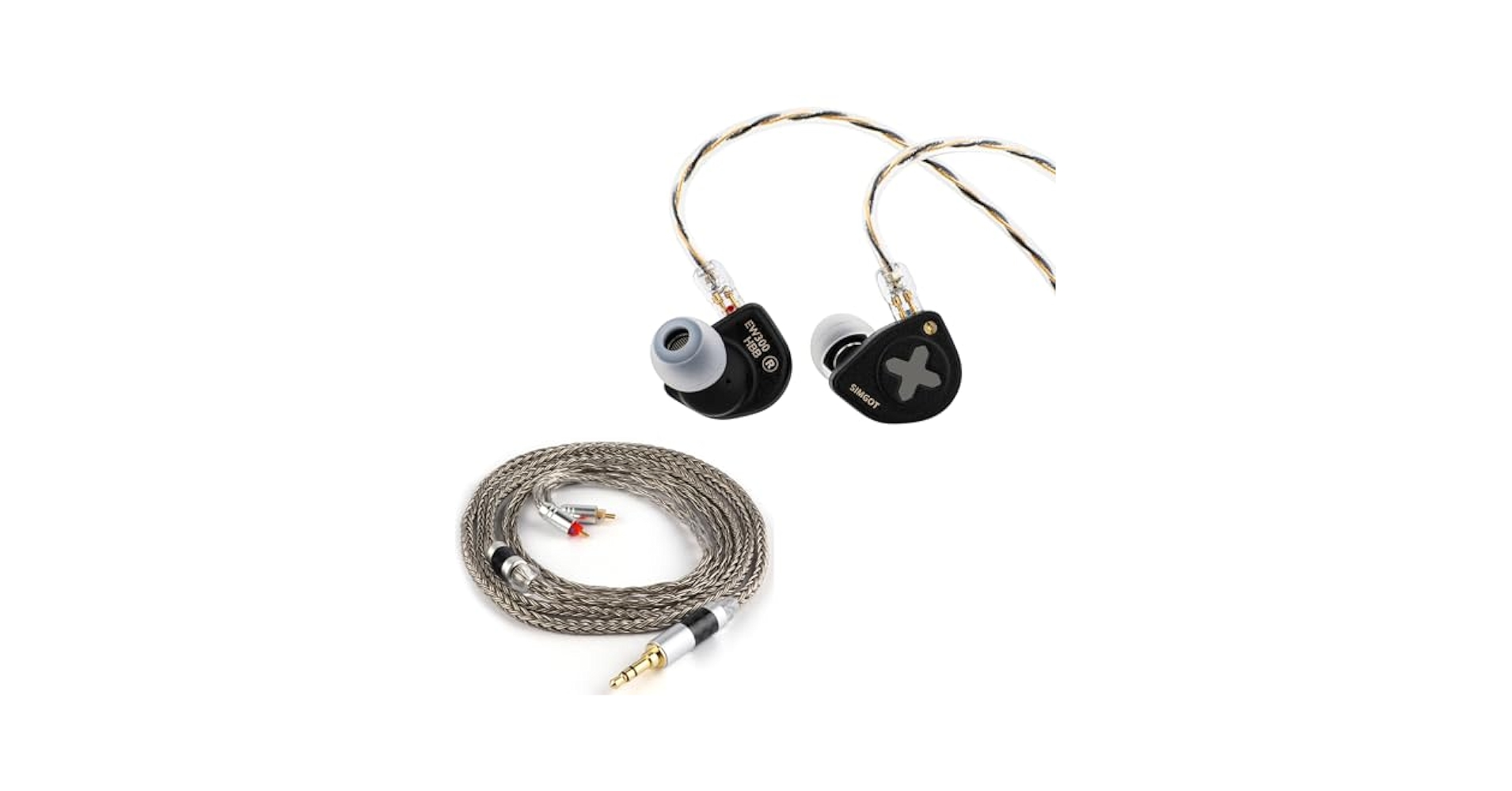 イヤホン SIMGOT EW300 HBB DSP SIMGOT EW300 DSP 1DD+1Planar+1PZT Hybrid Driver In Ear
