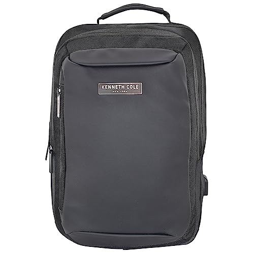 Consejos y reviews para comprar Organizadores con Compartimentos Ajustables los más recomendados. 37 KENNETH COLE New York Mochila Ejecutiva con Porta laptop hasta 16', Organizador y Puerto USB (Negro)