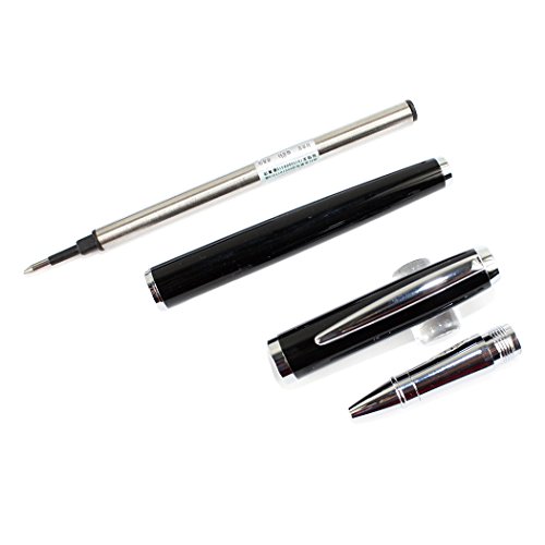 Gullor 588Ra Rollerball Pen With Silver Clip - Black #TOP4