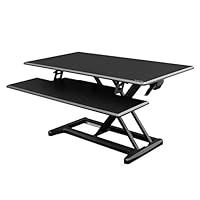 Amazon.co.jp: Bauhutte(バウヒュッテ) 卓上スタンディングデスク 昇降