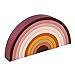 Erpmlyo BogenbrüCke Regenbogen Bausteine ​​Kinder Holz Baby Spielzeug Farbe Kognitive Kinder PäDagogisches Gleichgewicht Spielzeug