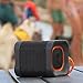Skullcandy Terrain Mini Wireless Bluetooth Speaker - IPX7 Waterproof Portable Speaker with Dual Custom Passive Radiators, 14 Hour Battery, Nylon Wrist Wrap, & True Wireless Stereo (Black)