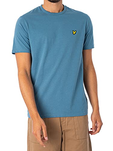 Lyle & Scott Ts400Vog Plain T-Shirt Col. W825 Skiptone Blue Avio/L