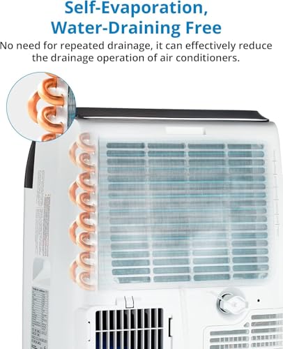 Image of Garvee 14K BTU 3-in-1 Portable AC with Remote & Window Kit 750 sqft Room | Portable Air Conditioner with Cooling, Dehumidifier, Fan, Follow Me, 24-Hour Timer