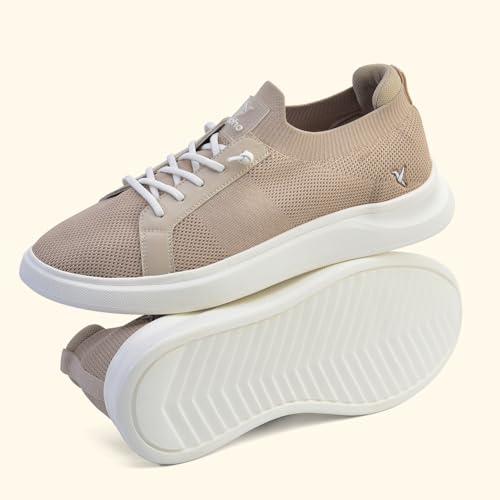 Image of YOHO Trip Sneakers for Men | Stylish Casual Shoes with Elastic Laces | Comfortable, Stretchable & Ultra-Lightweight | Premium Breathable Mesh Fabric