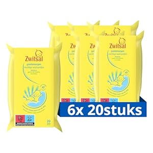 Zwitsal Good Morgen Baby Waschhandschuhe 6x20 Stück
