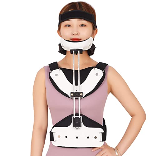 Dispositivo de tracción del cuello cervical con soporte torácico regulable
