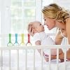 Ziehrings para bebés - ropa de cama para niños, anillos de entrenamiento para bebés, apoyo permanente | 4 piezas de anillos verticales ergonómicos con un diseño de mango seguro, ayuda ideal de entrena #1