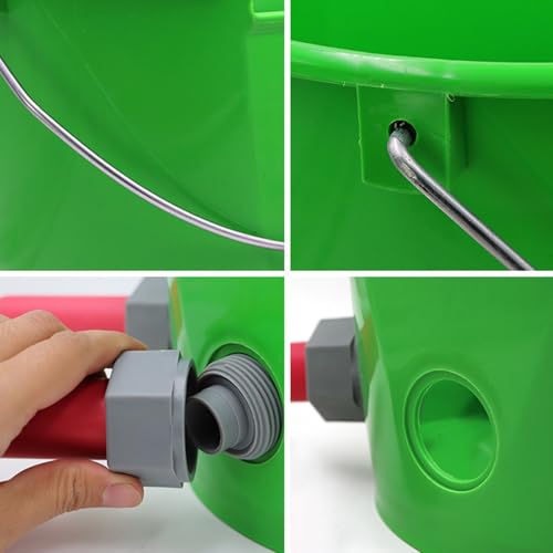 Seau d'alimentation en plastique pour lait contre les digestions difficiles
